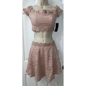SKIRT ONLY - City Studio Pink Glitter Skirt